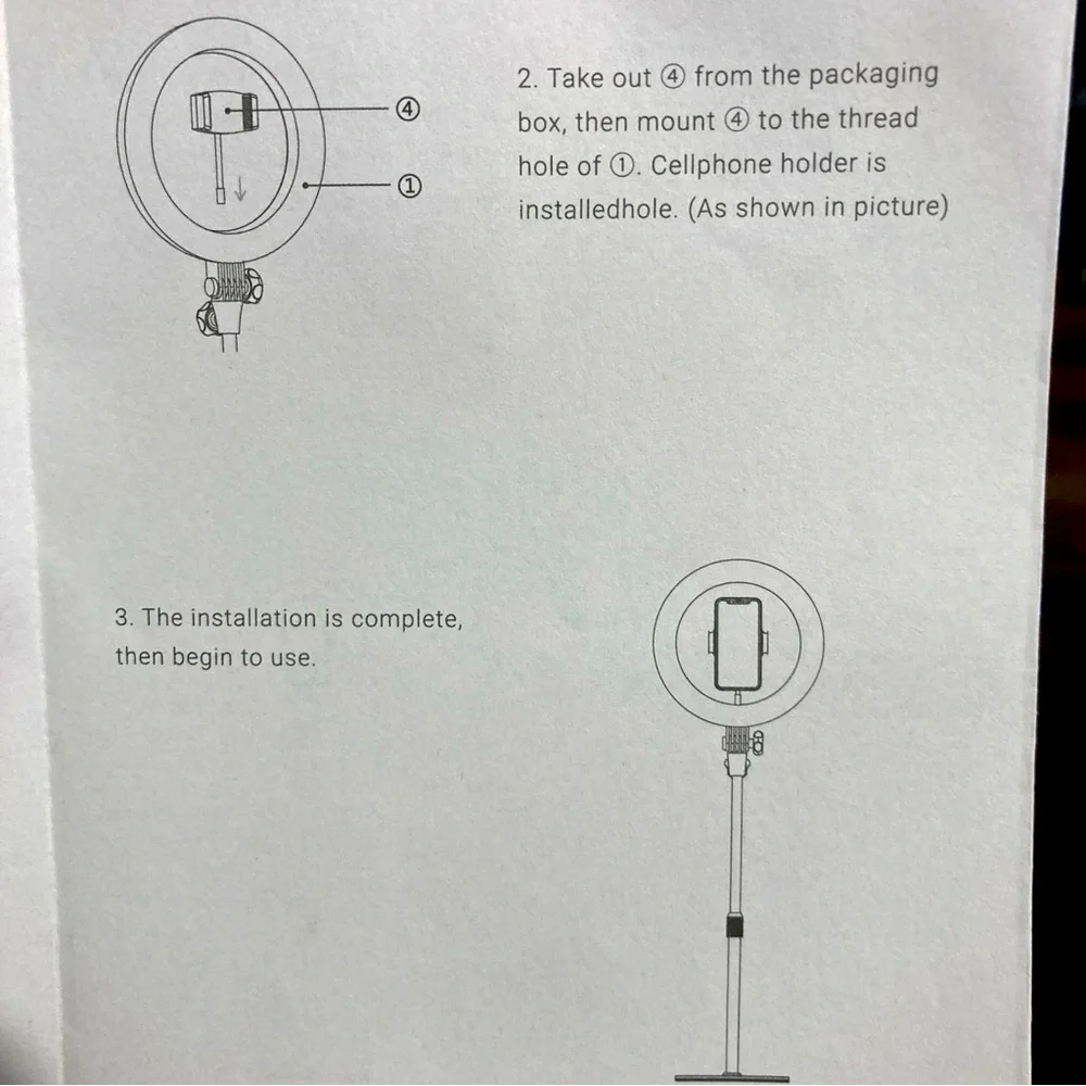 🆕 Ring Light with Phone Holder - Picture 7 of 7